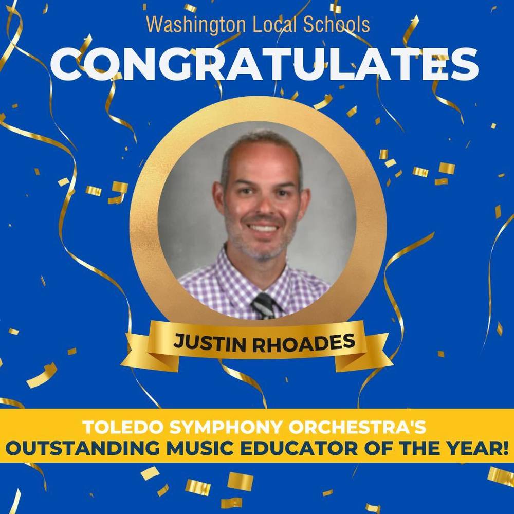 Picture of WLS Band Director Justin Rhoades