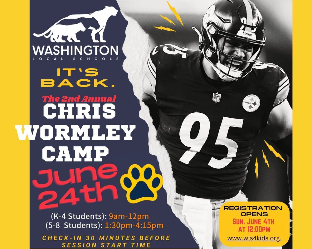 Chris Wormley Camp flyer