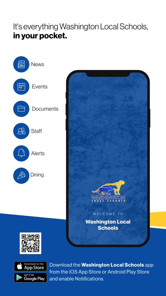 Washington Local Schools App Advertisement